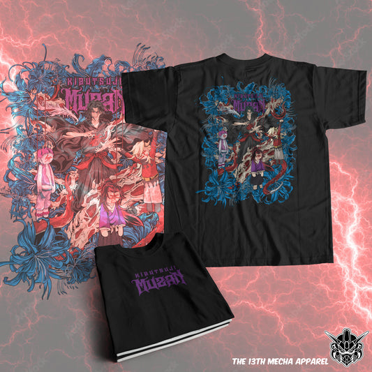 Demon Slayer - Muzan Kibutsuji 01 Premium Anime Design, High Quality DTF Print, 100% Cotton Shirt