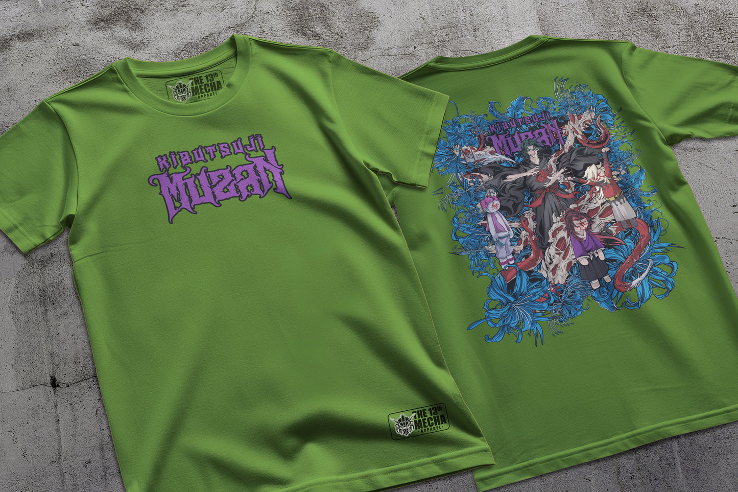 Demon Slayer - Muzan Kibutsuji 01 Premium Anime Design, High Quality DTF Print, 100% Cotton Shirt