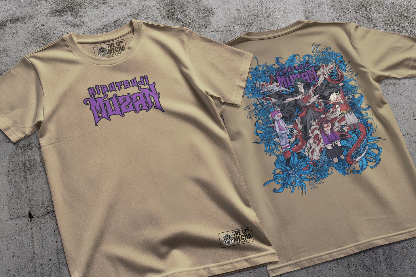 Demon Slayer - Muzan Kibutsuji 01 Premium Anime Design, High Quality DTF Print, 100% Cotton Shirt