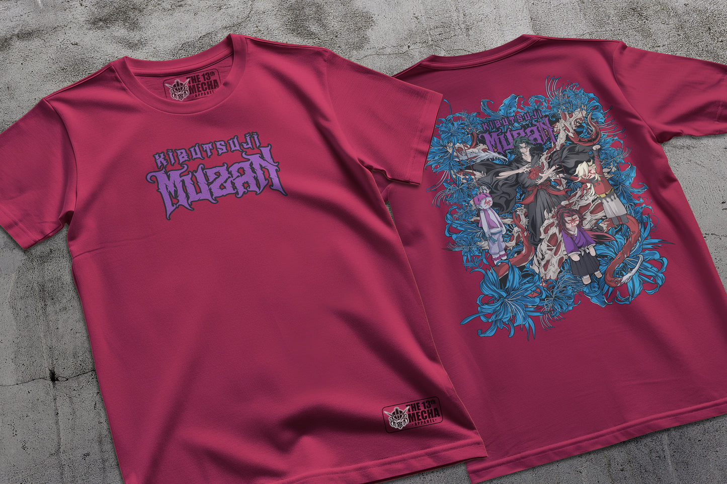 Demon Slayer - Muzan Kibutsuji 01 Premium Anime Design, High Quality DTF Print, 100% Cotton Shirt