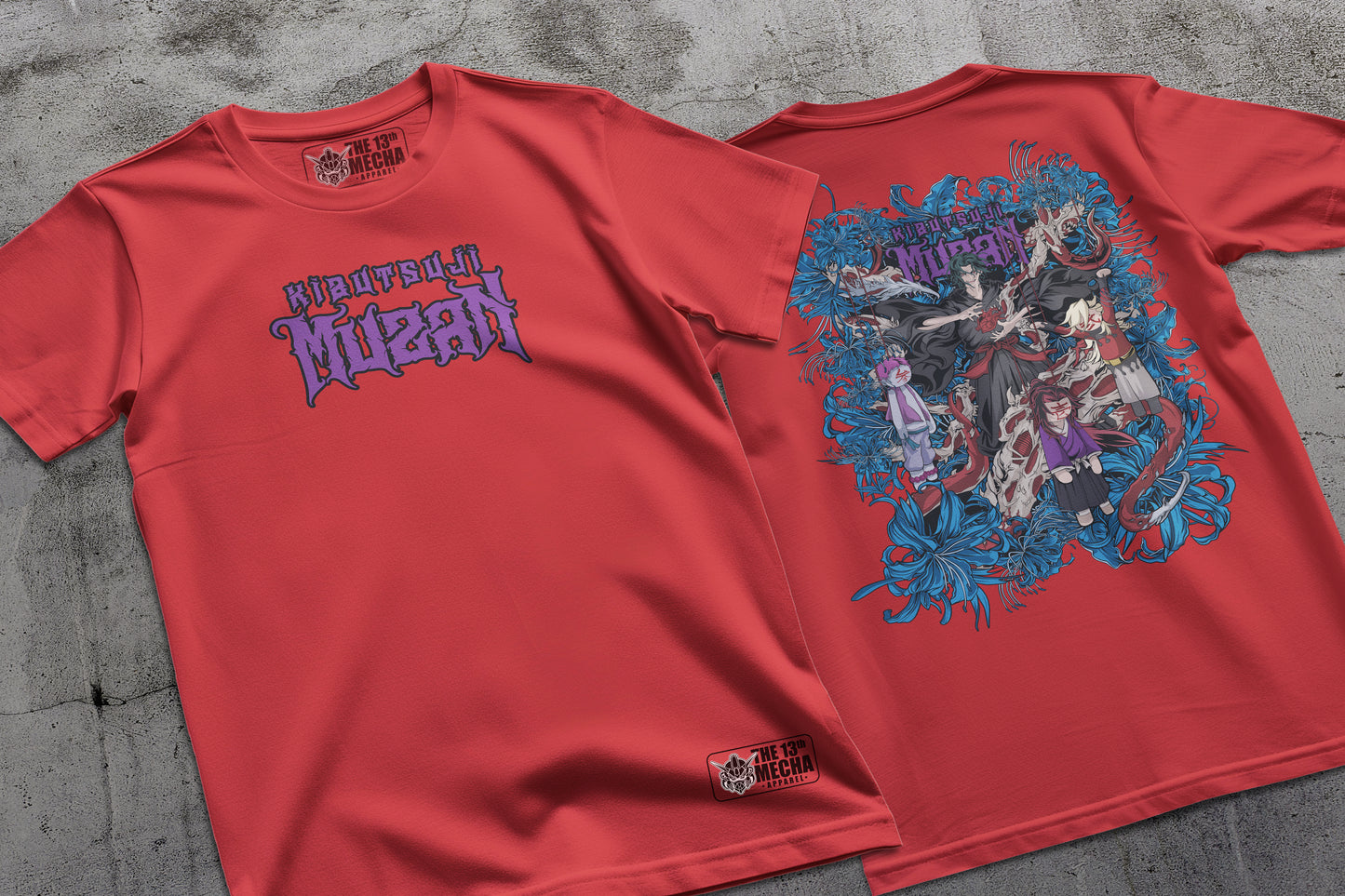 Demon Slayer - Muzan Kibutsuji 01 Premium Anime Design, High Quality DTF Print, 100% Cotton Shirt