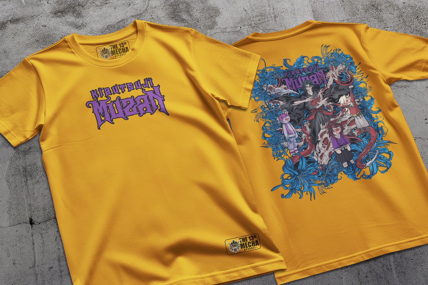 Demon Slayer - Muzan Kibutsuji 01 Premium Anime Design, High Quality DTF Print, 100% Cotton Shirt