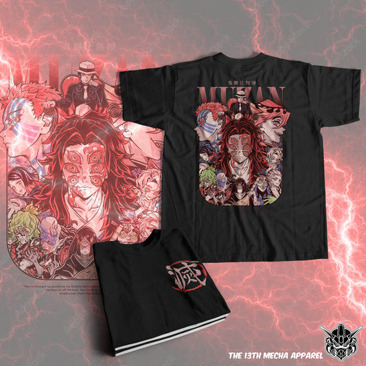 Demon Slayer - Muzan Kibutsuji 02 Premium Anime Design, High Quality DTF Print, 100% Cotton Shirt