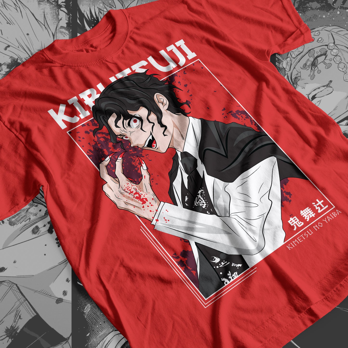 Demon Slayer - Muzan Kibutsuji 02 Premium Anime Design, High Quality DTF Print, 100% Cotton Shirt3