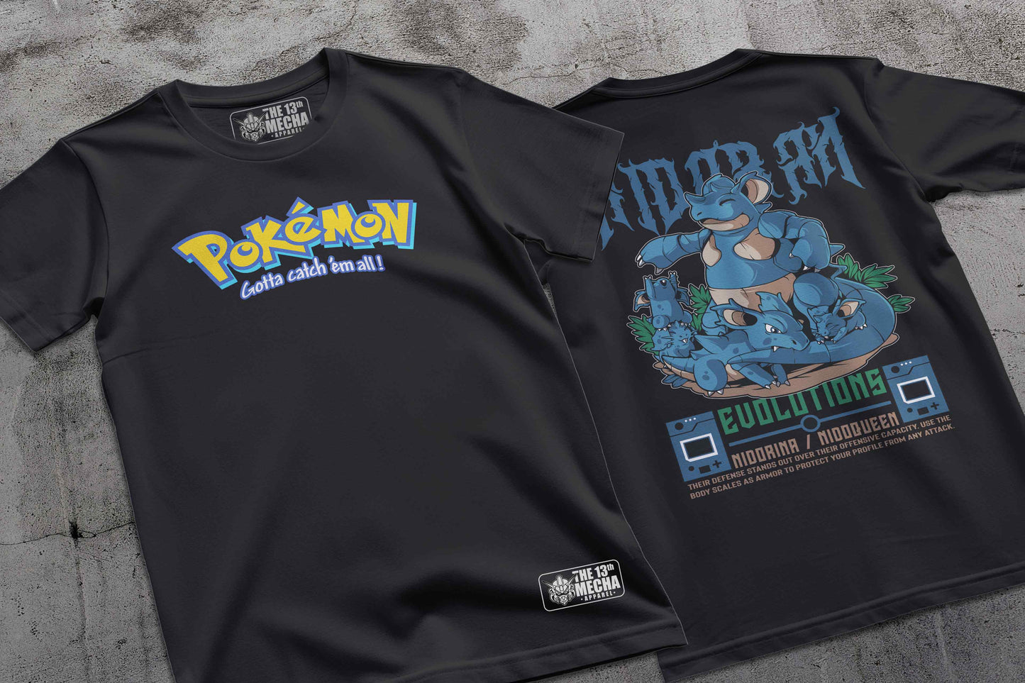 Pokemon - Nidorina 01 Premium Anime Design, High Quality DTF Print, 100% Cotton Shirt