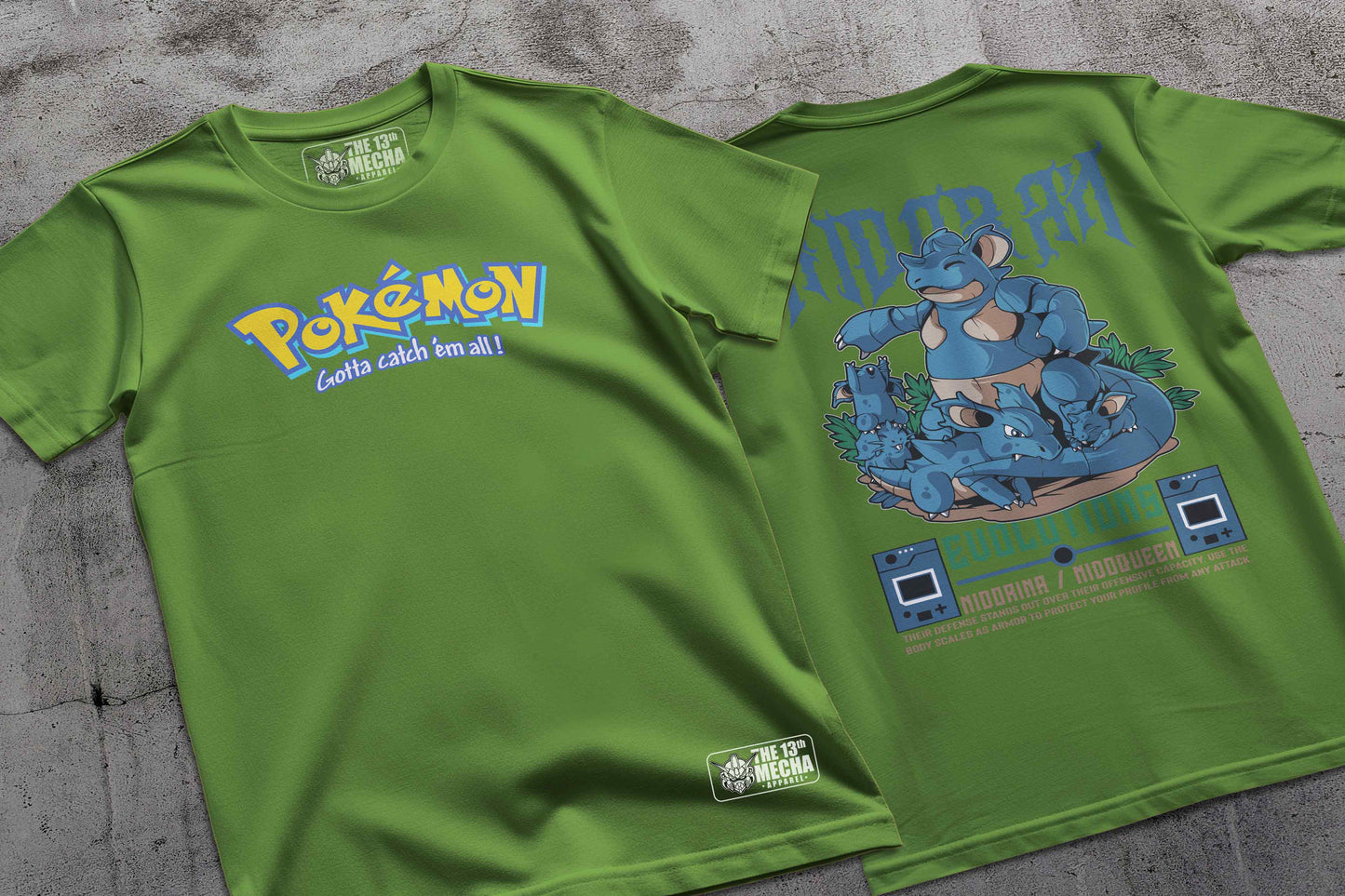 Pokemon - Nidorina 01 Premium Anime Design, High Quality DTF Print, 100% Cotton Shirt