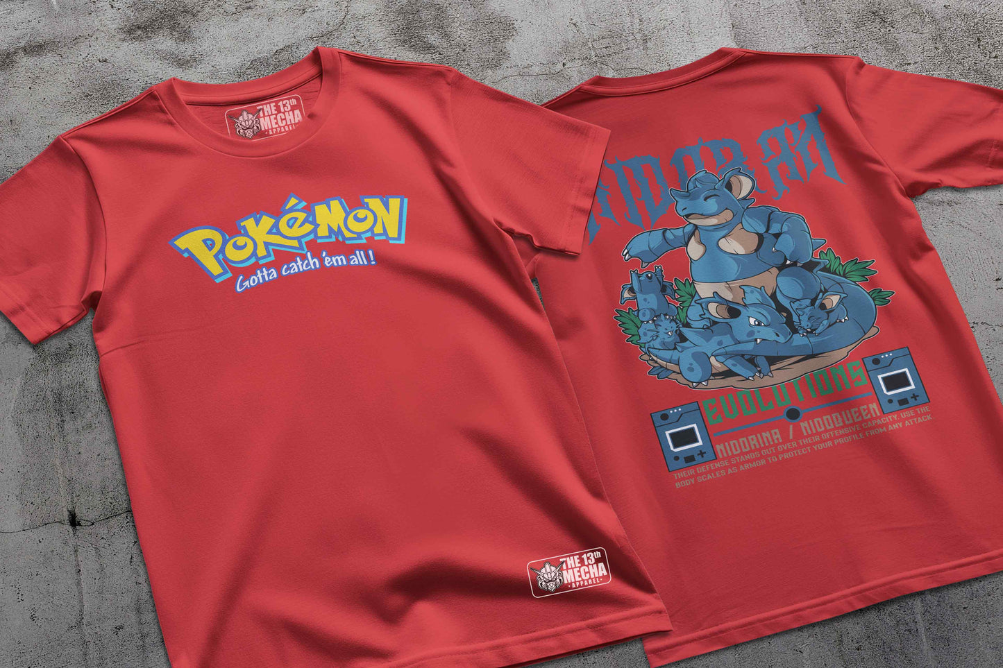 Pokemon - Nidorina 01 Premium Anime Design, High Quality DTF Print, 100% Cotton Shirt