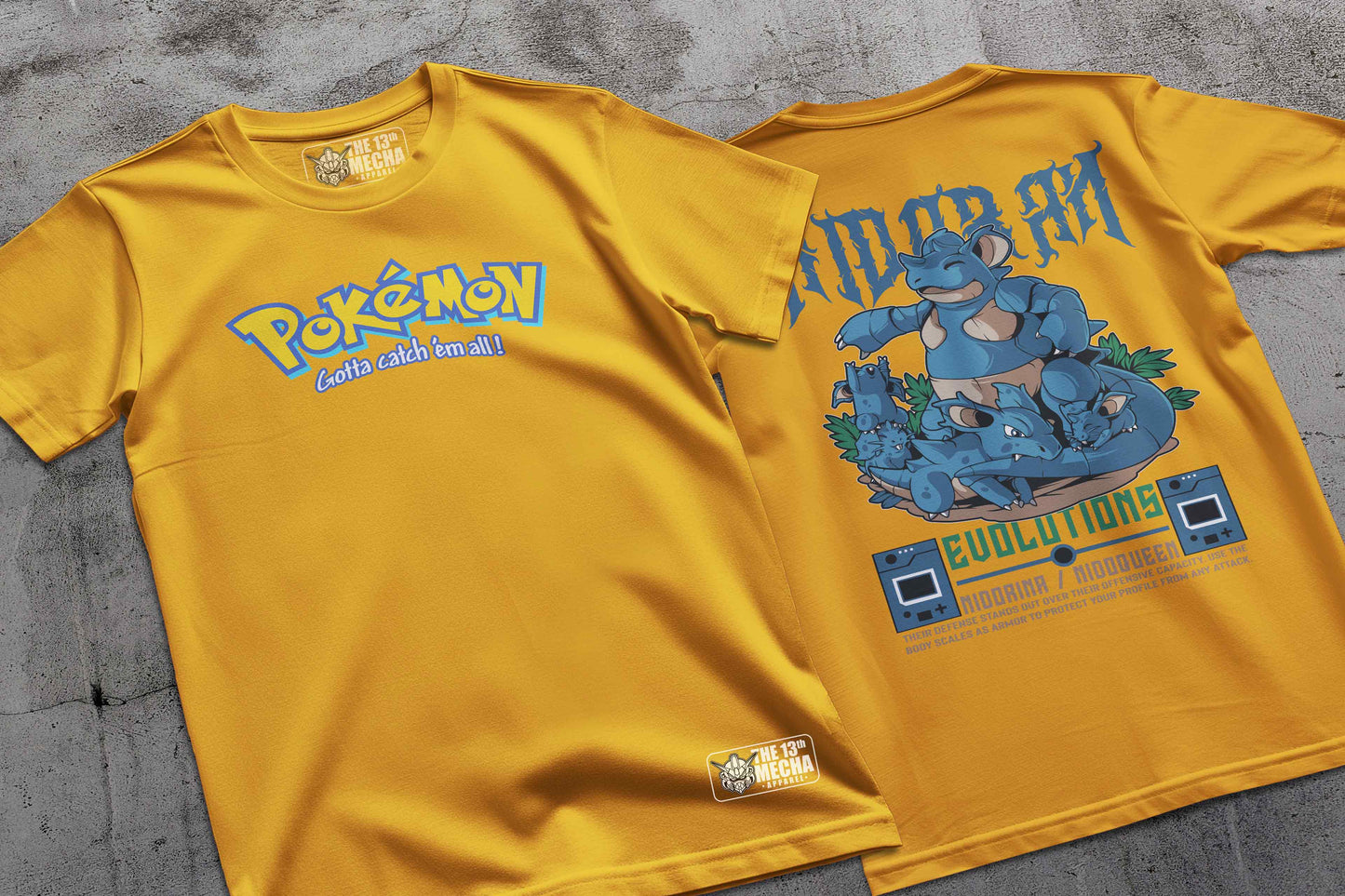Pokemon - Nidorina 01 Premium Anime Design, High Quality DTF Print, 100% Cotton Shirt