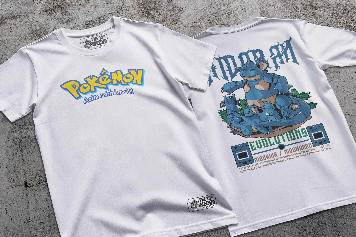 Pokemon - Nidorina 01 Premium Anime Design, High Quality DTF Print, 100% Cotton Shirt