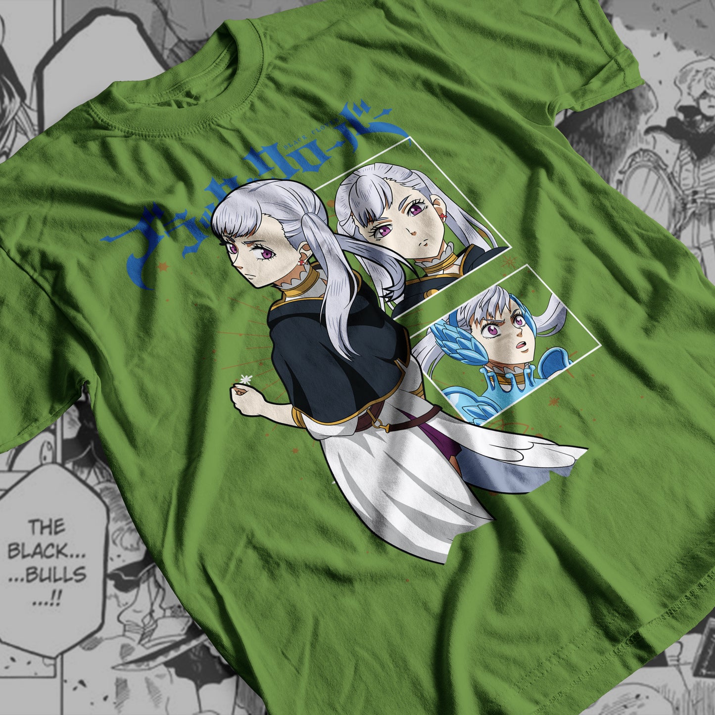 Black Clover - Noelle 01 Premium Anime Design, High Quality DTF Print, 100% Cotton Shirt