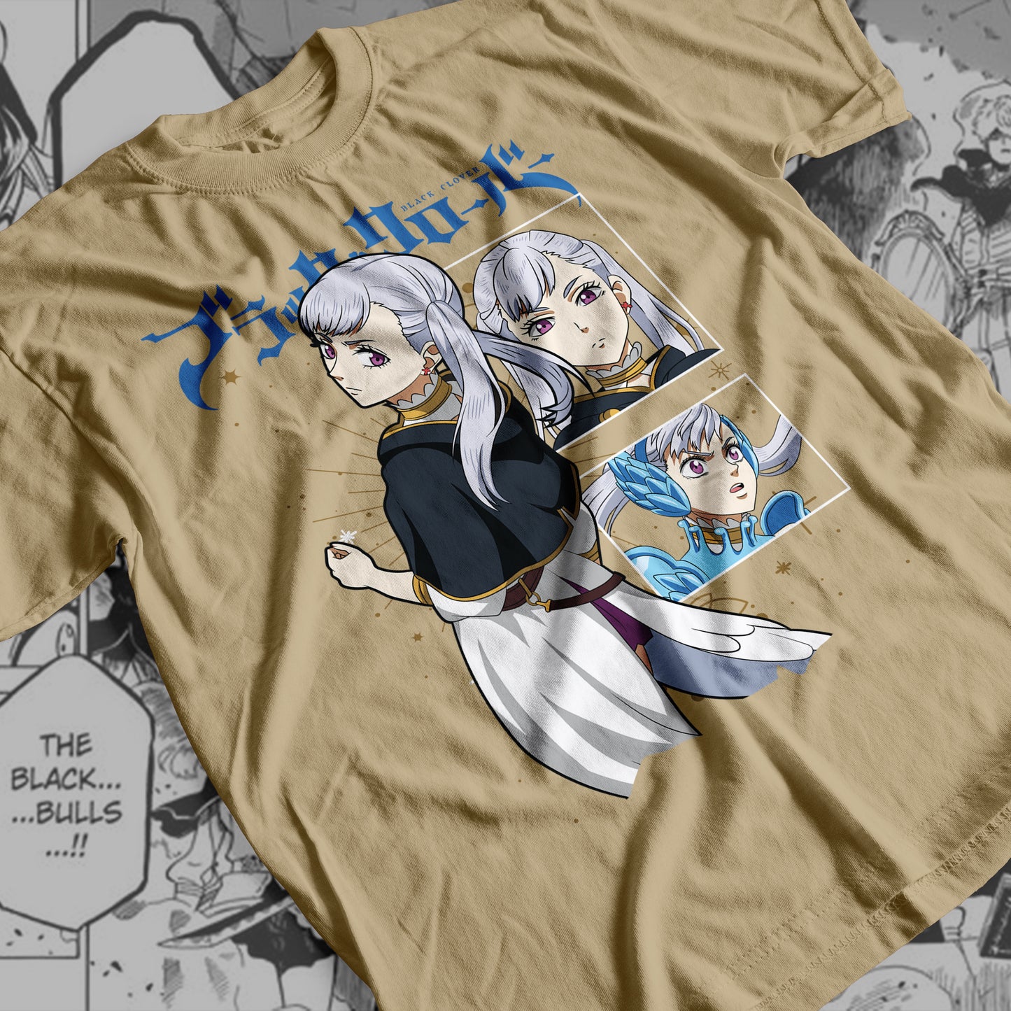 Black Clover - Noelle 01 Premium Anime Design, High Quality DTF Print, 100% Cotton Shirt