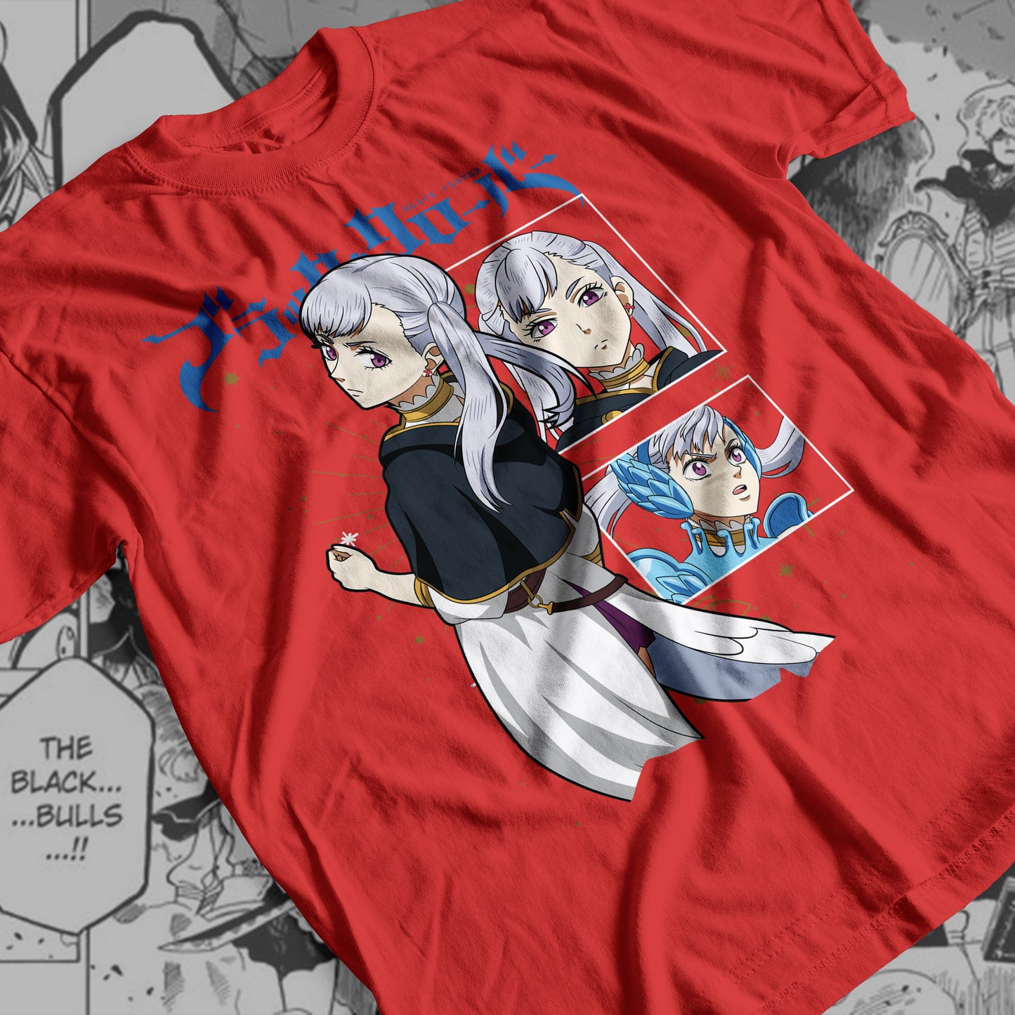 Black Clover - Noelle 01 Premium Anime Design, High Quality DTF Print, 100% Cotton Shirt