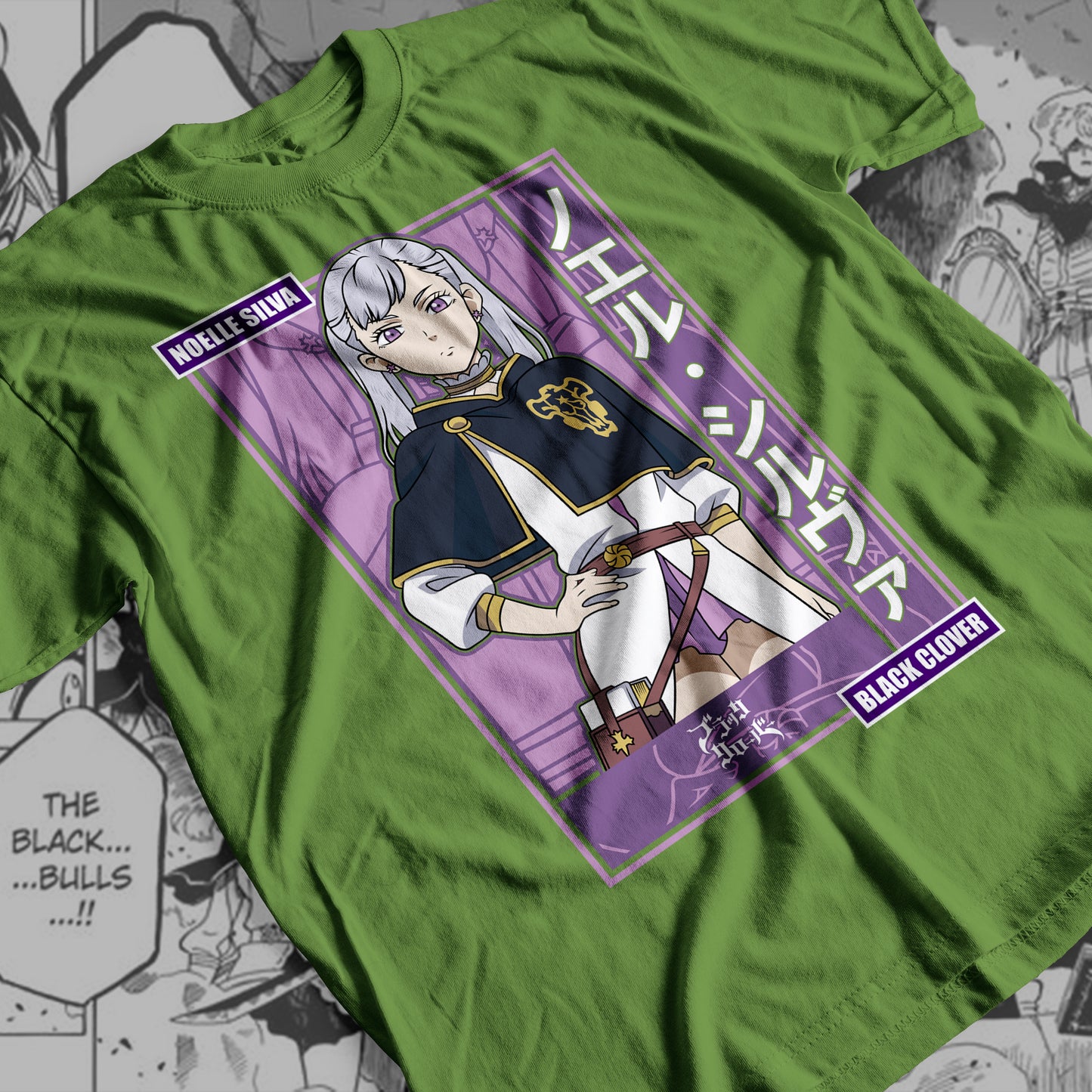 Black Clover - Noelle 02 Premium Anime Design, High Quality DTF Print, 100% Cotton Shirt