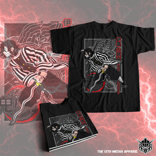Demon Slayer - Obanai Iguro 04 Premium Anime Design, High Quality DTF Print, 100% Cotton Shirt
