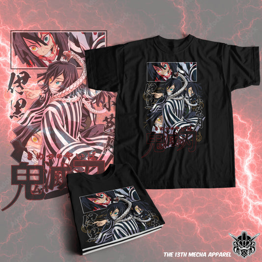 Demon Slayer - Obanai Iguro 05 Premium Anime Design, High Quality DTF Print, 100% Cotton Shirt