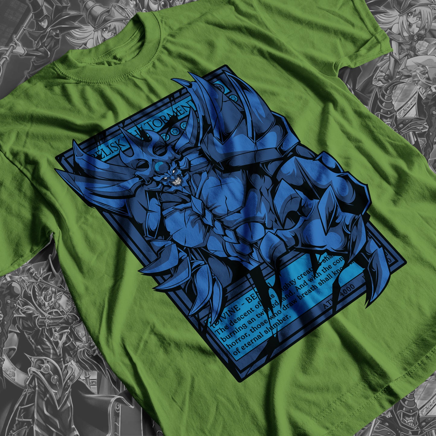 Yu-Gi-Oh-OBELISK Premium Anime Design, High Quality DTF Print, 100% Cotton Shirt Success Active