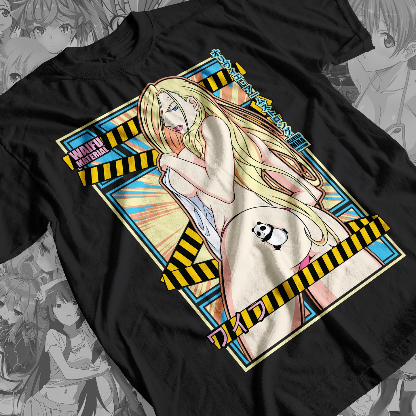 Waifu - Olivier Mira Premium Anime Design, High Quality DTF Print, 100% Cotton Shirt