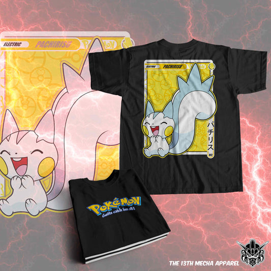 Pokemon - Pachirisu 01 Premium Anime Design, High Quality DTF Print, 100% Cotton Shirt