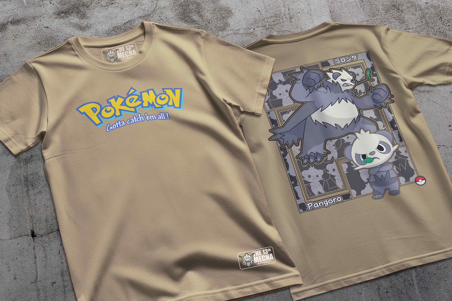 Pokemon - Pangoro 01 Premium Anime Design, High Quality DTF Print, 100% Cotton Shirt