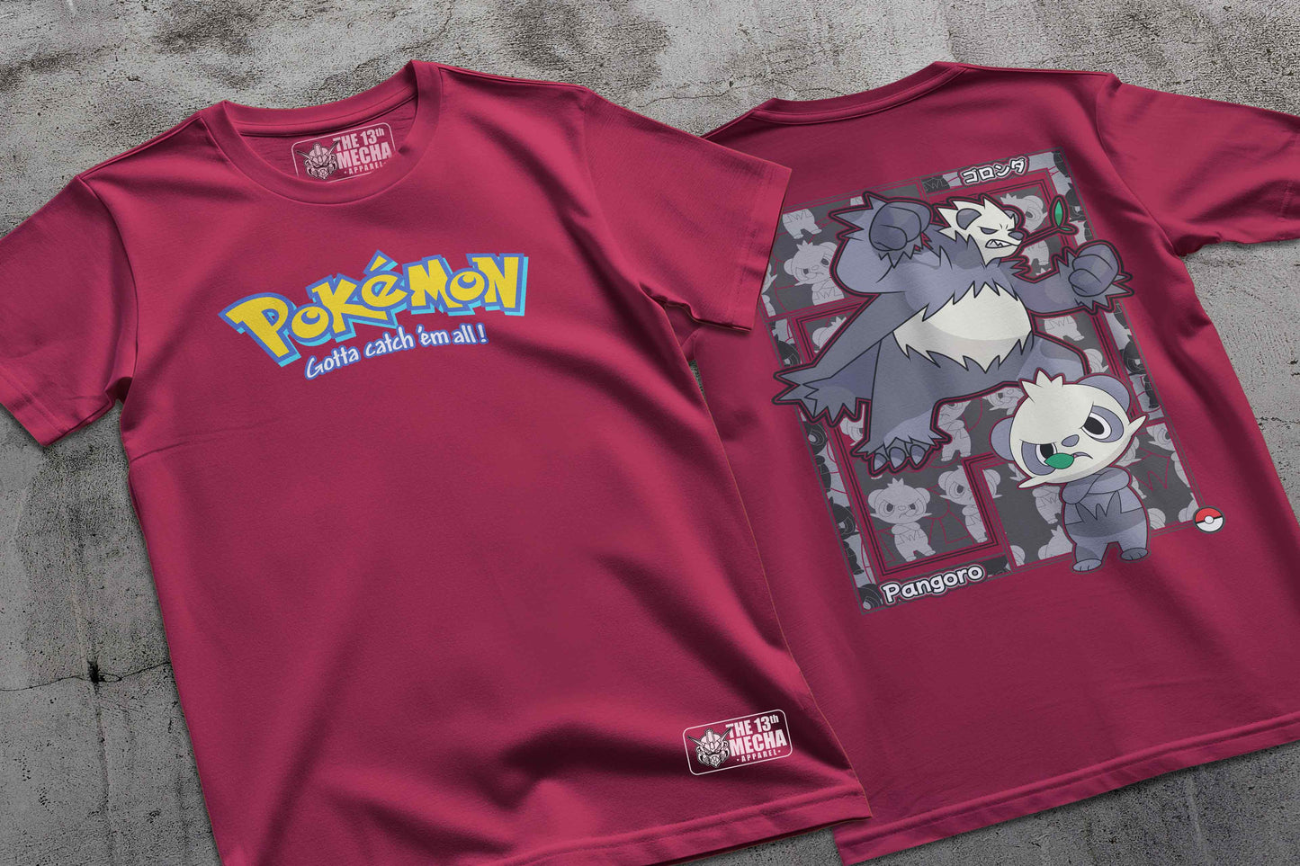 Pokemon - Pangoro 01 Premium Anime Design, High Quality DTF Print, 100% Cotton Shirt