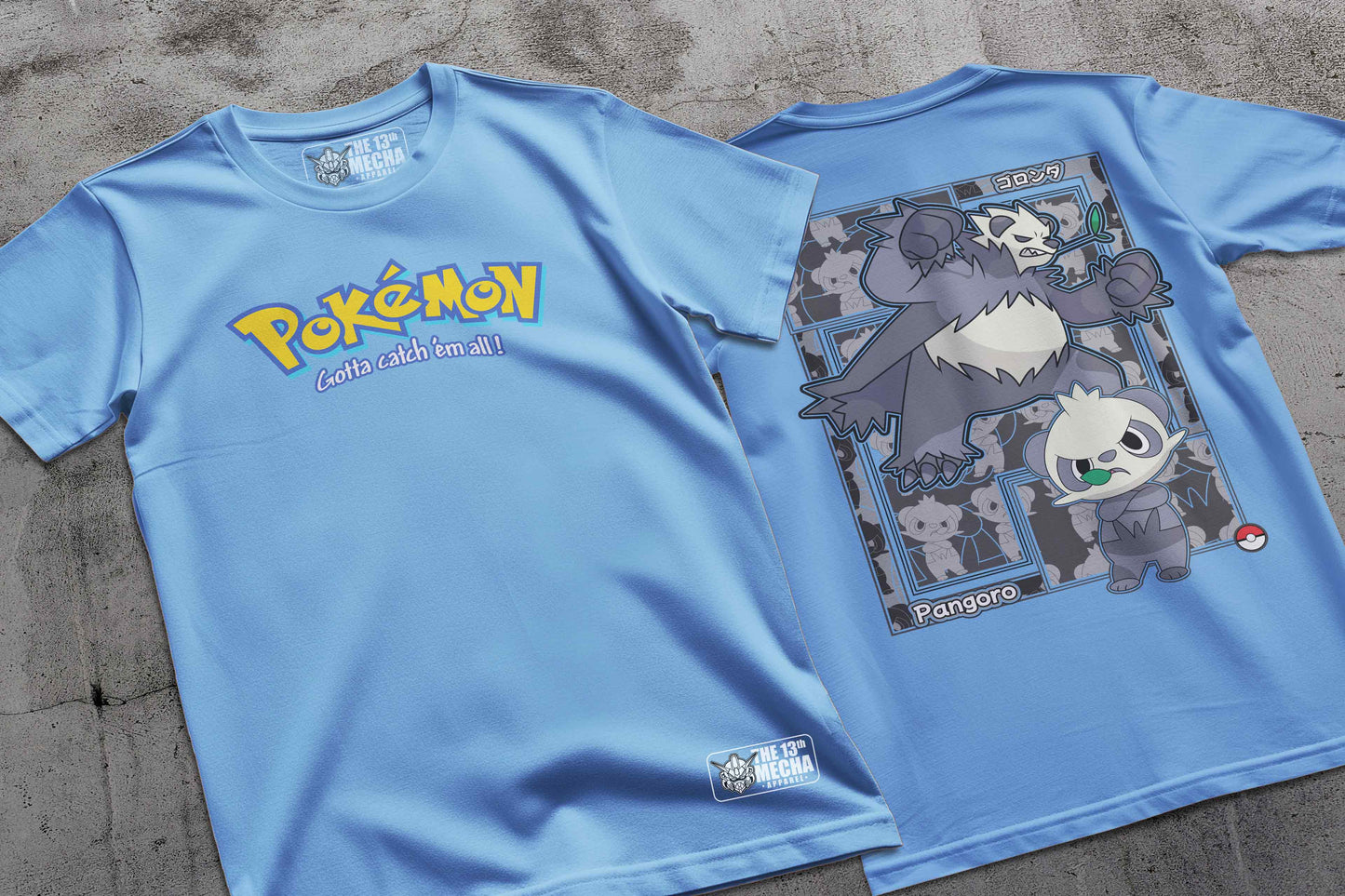 Pokemon - Pangoro 01 Premium Anime Design, High Quality DTF Print, 100% Cotton Shirt