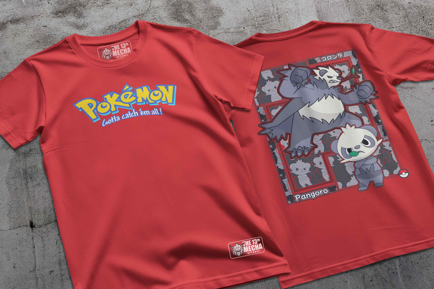 Pokemon - Pangoro 01 Premium Anime Design, High Quality DTF Print, 100% Cotton Shirt
