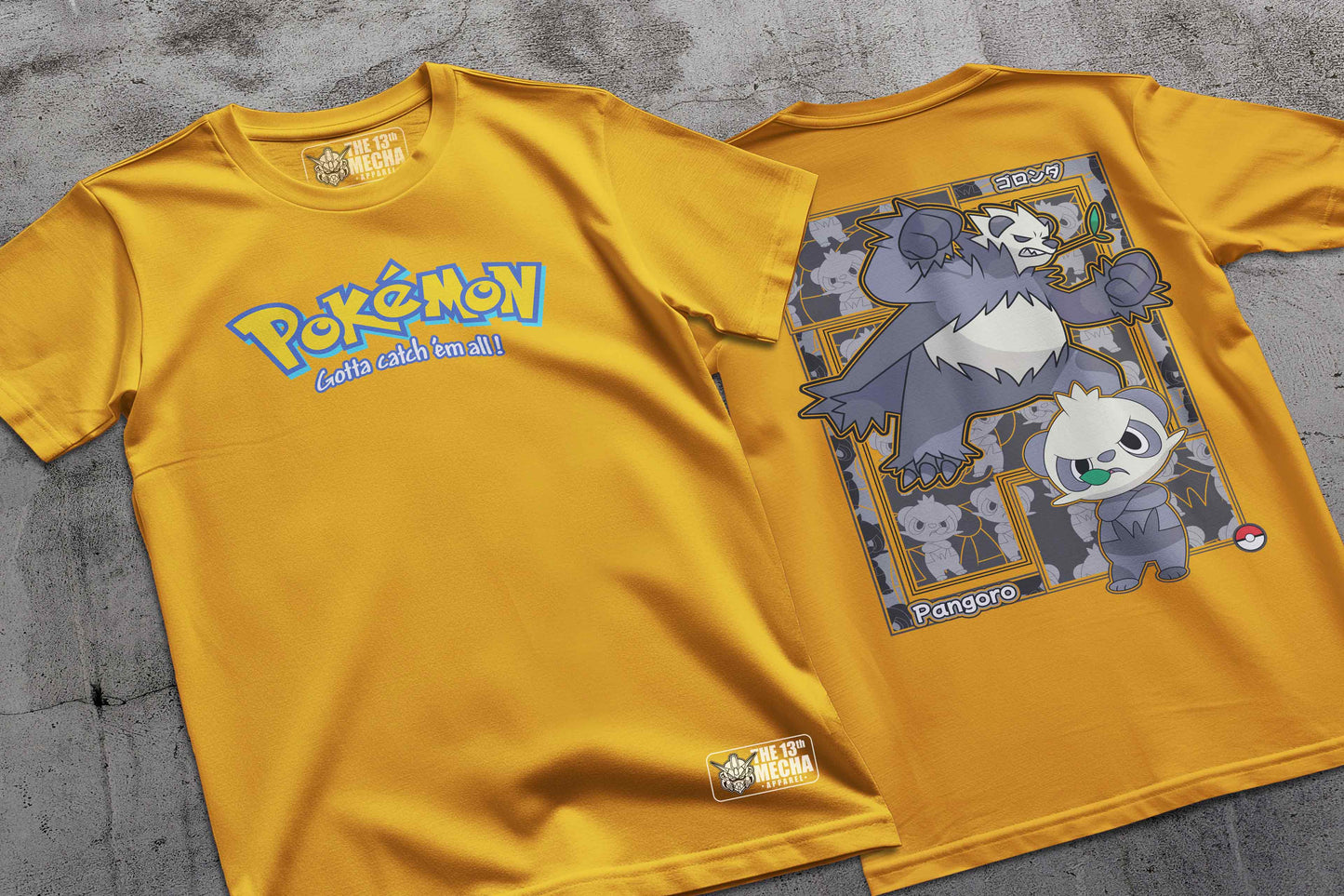 Pokemon - Pangoro 01 Premium Anime Design, High Quality DTF Print, 100% Cotton Shirt