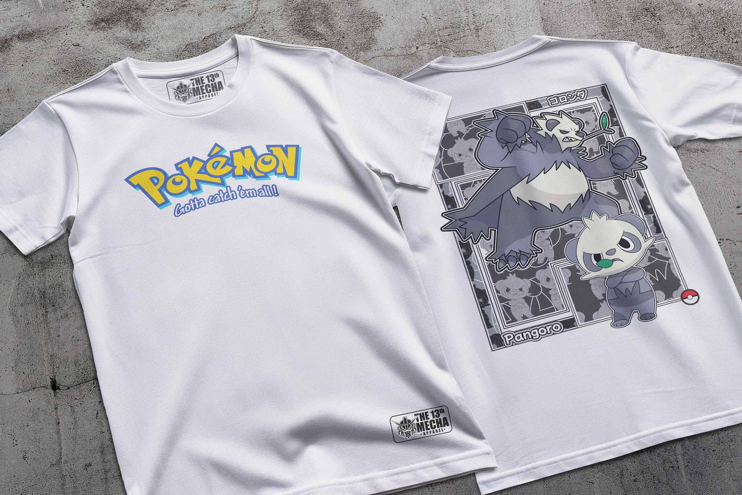 Pokemon - Pangoro 01 Premium Anime Design, High Quality DTF Print, 100% Cotton Shirt