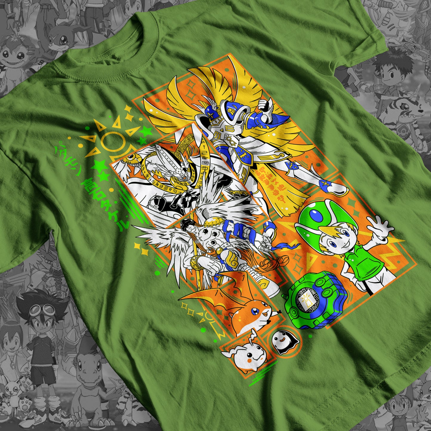 Digimon: Patamon 01 Premium Anime Design, High Quality DTF Print, 100% Cotton Shirt