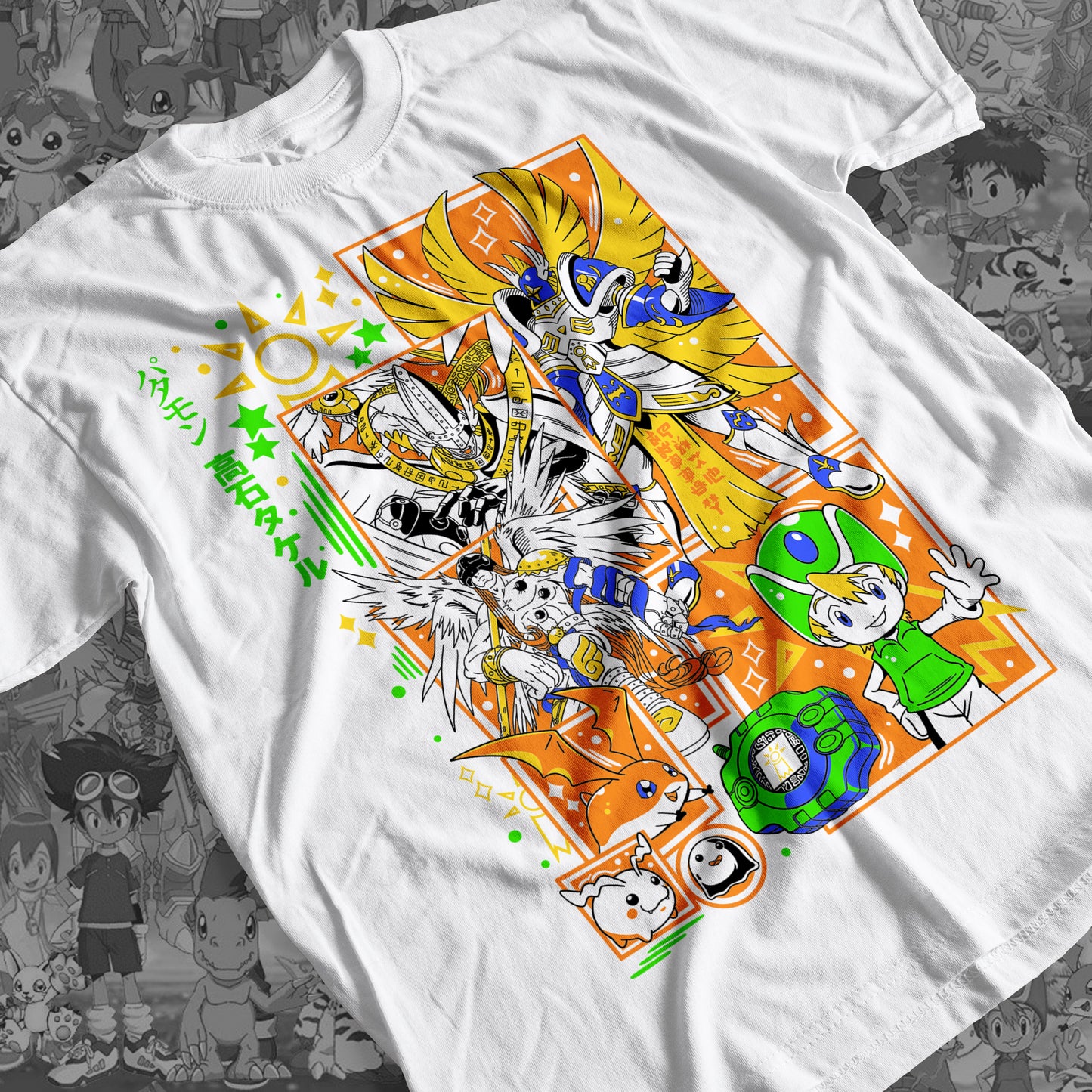 Digimon: Patamon 01 Premium Anime Design, High Quality DTF Print, 100% Cotton Shirt
