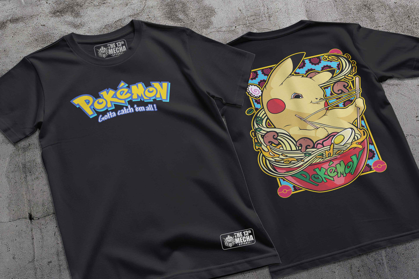 Pokemon - Pikachu 02 Premium Anime Design, High Quality DTF Print, 100% Cotton Shirt