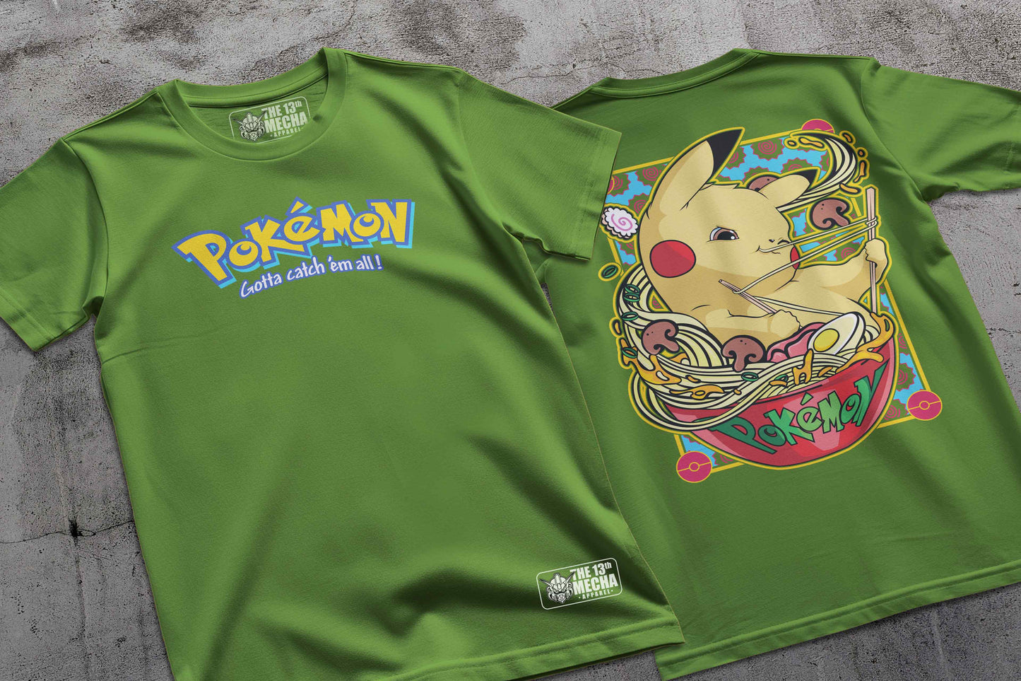 Pokemon - Pikachu 02 Premium Anime Design, High Quality DTF Print, 100% Cotton Shirt