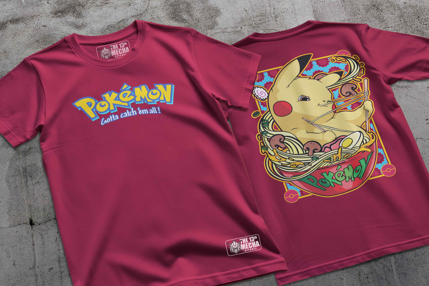 Pokemon - Pikachu 02 Premium Anime Design, High Quality DTF Print, 100% Cotton Shirt