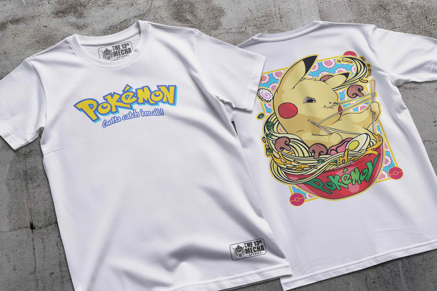 Pokemon - Pikachu 02 Premium Anime Design, High Quality DTF Print, 100% Cotton Shirt