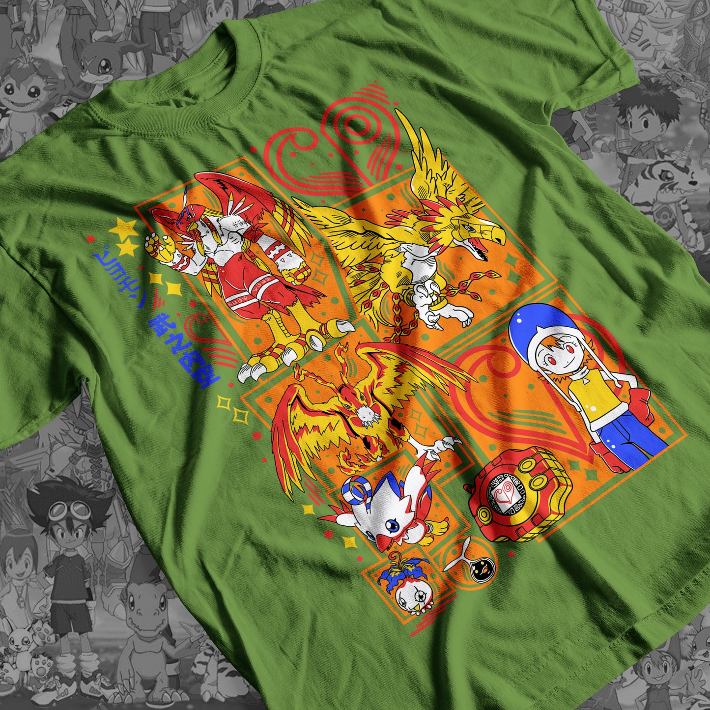 Digimon: Piyomon 01 Premium Anime Design, High Quality DTF Print, 100% Cotton Shirt