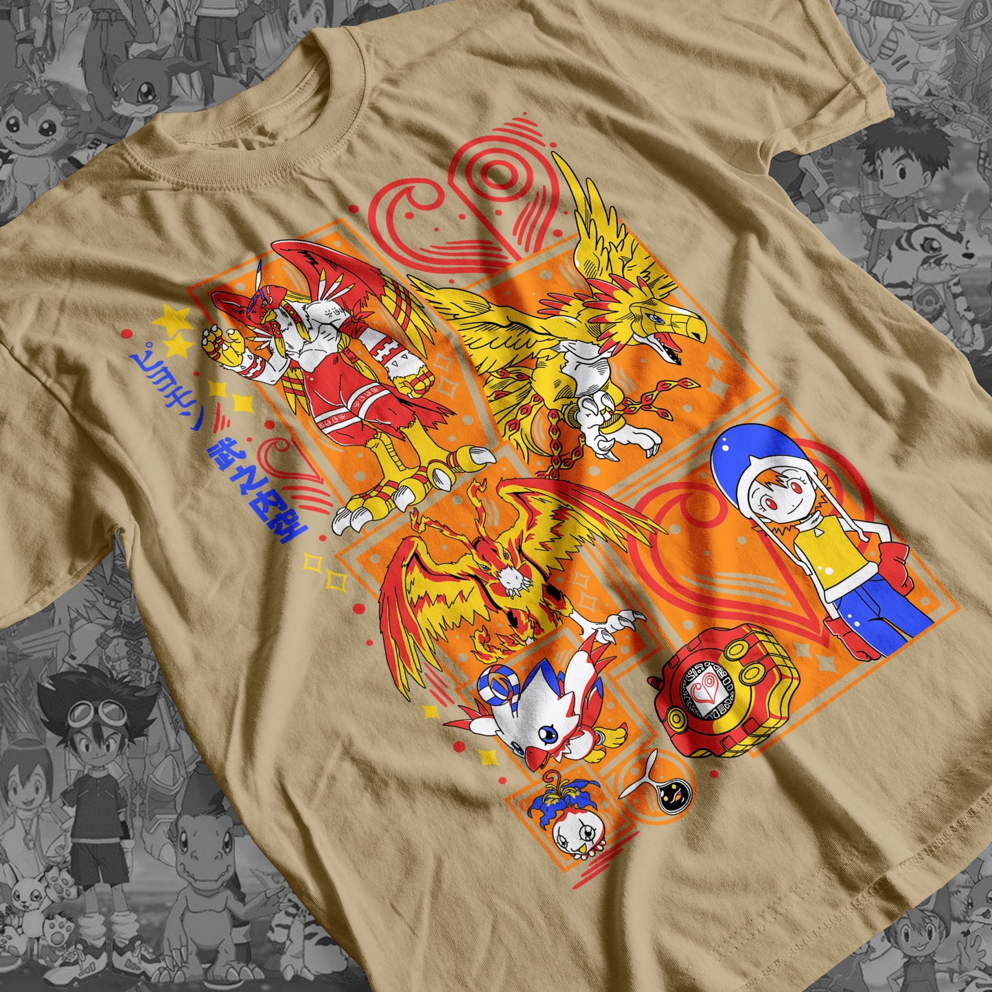 Digimon: Piyomon 01 Premium Anime Design, High Quality DTF Print, 100% Cotton Shirt