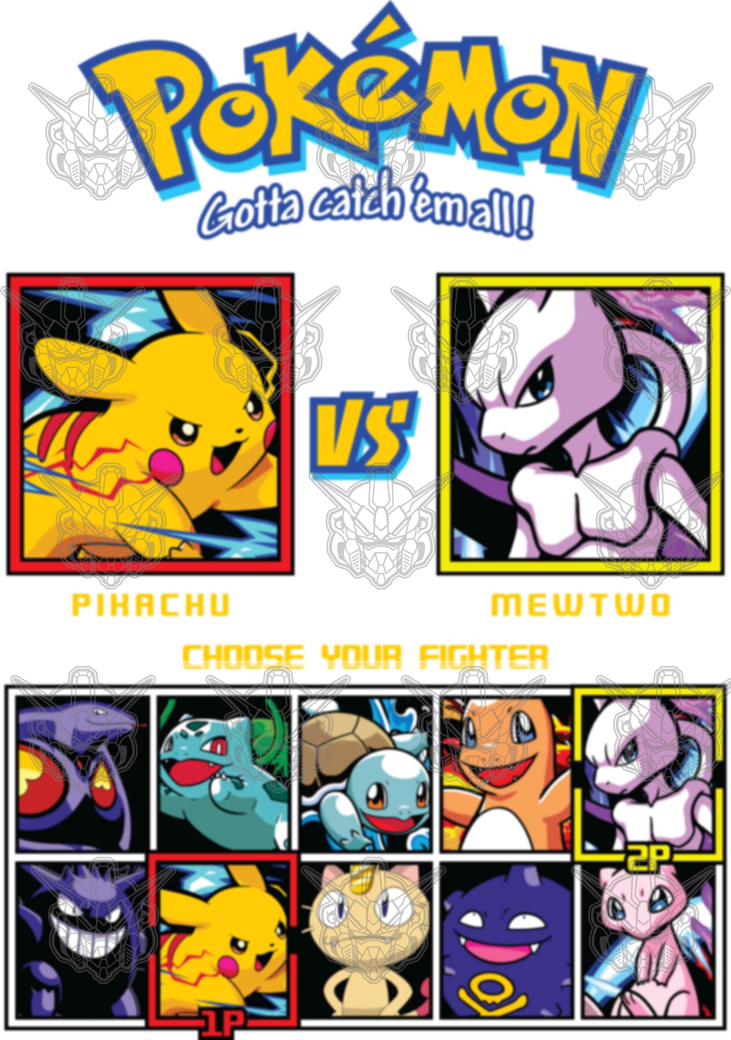 Pokemon - Pokemon VS 01 Premium Anime Design, High Quality DTF Print, 100% Cotton Shirt