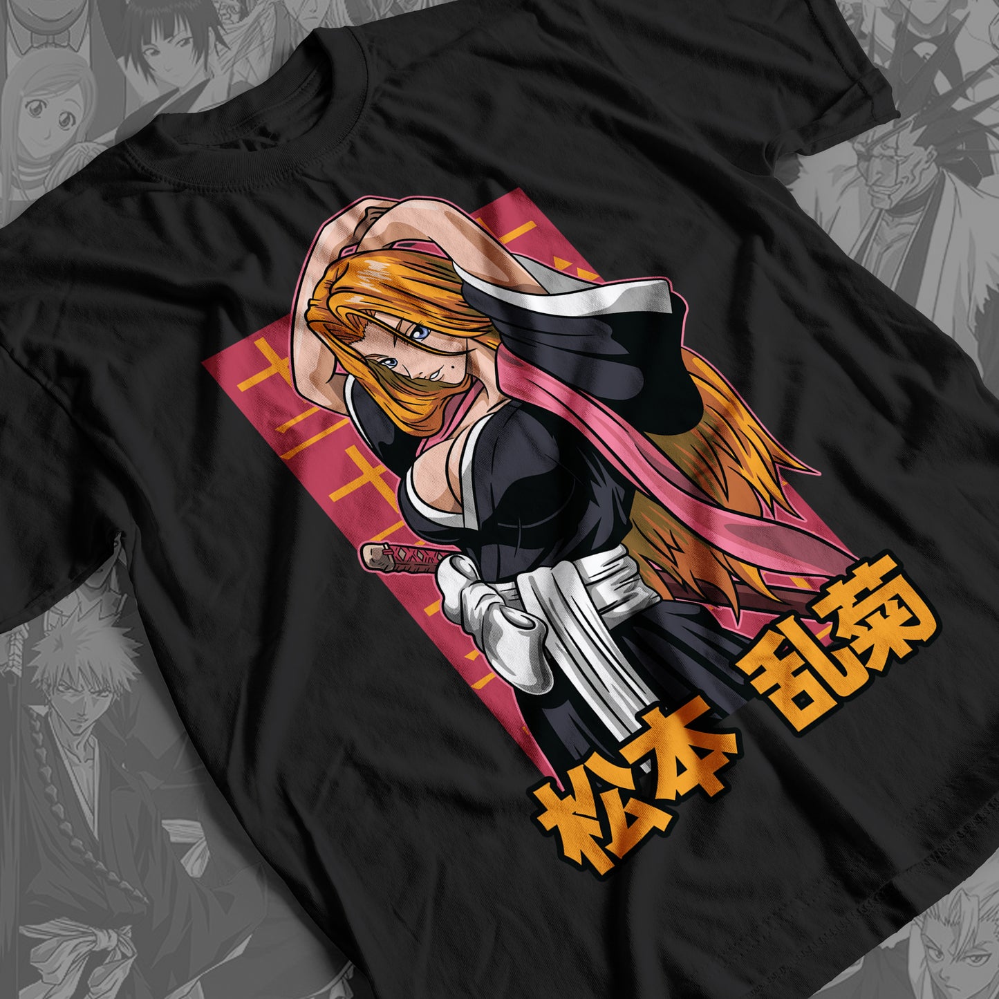 Bleach - Rangiku Matsumoto 01 Premium Anime Design, High Quality DTF Print, 100% Cotton Shirt