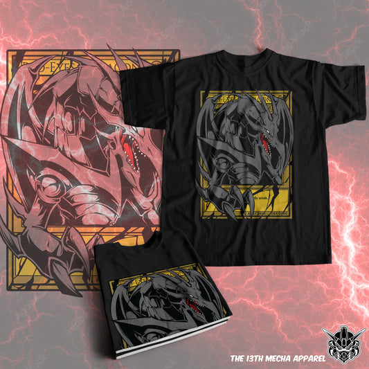 Yu-Gi-Oh! - RED EYES BLACK DRAGON  Premium Anime Design, High Quality DTF Print, 100% Cotton Shirt