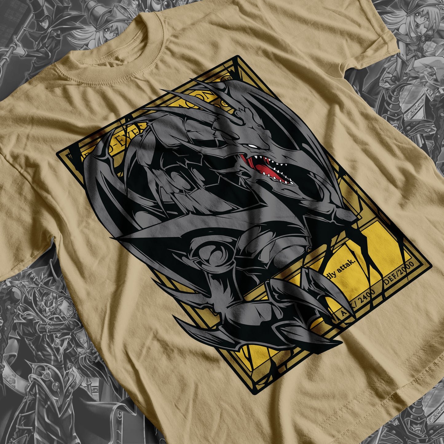 Yu-Gi-Oh! - RED EYES BLACK DRAGON  Premium Anime Design, High Quality DTF Print, 100% Cotton Shirt