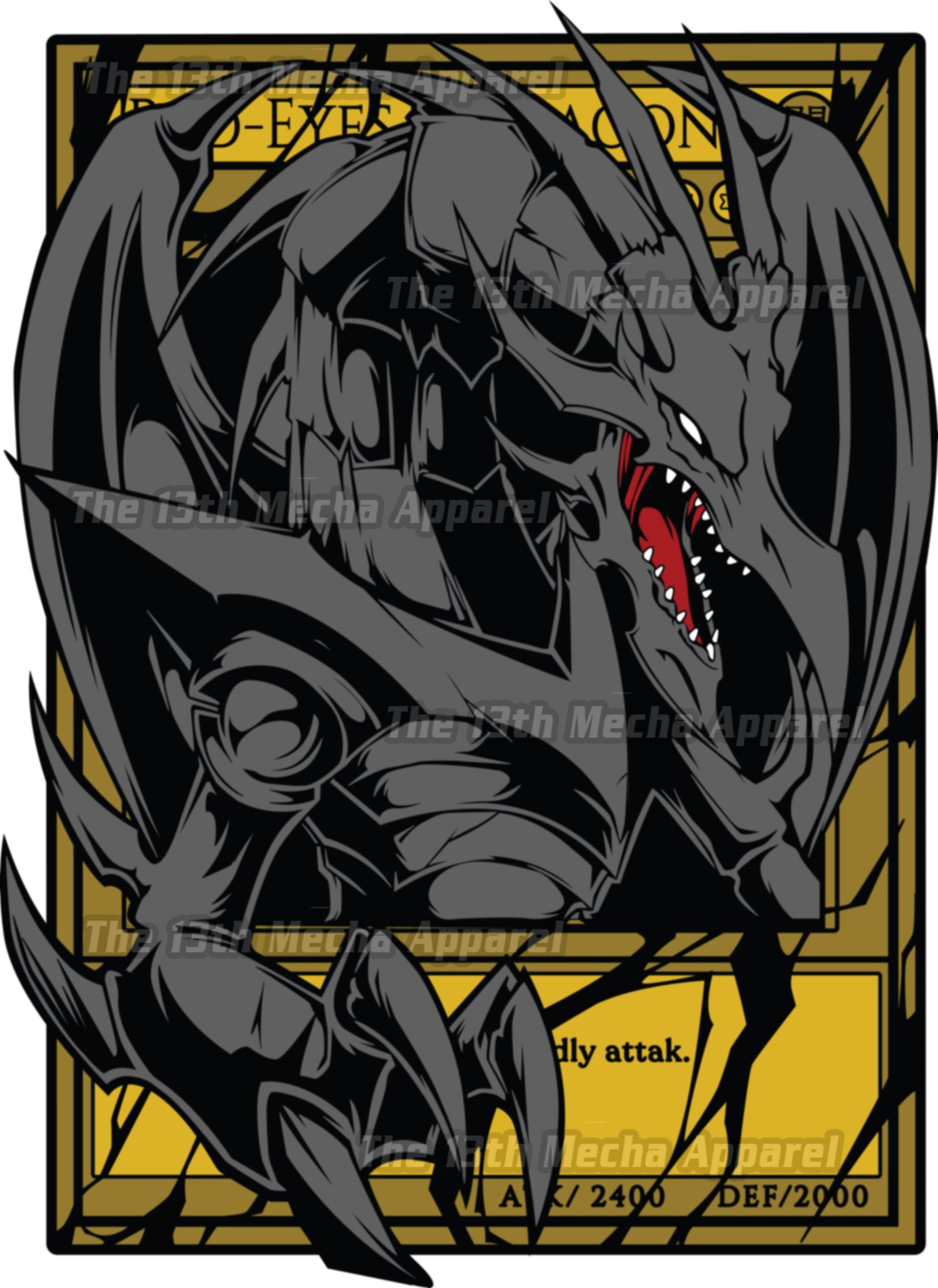 Yu-Gi-Oh! - RED EYES BLACK DRAGON  Premium Anime Design, High Quality DTF Print, 100% Cotton Shirt