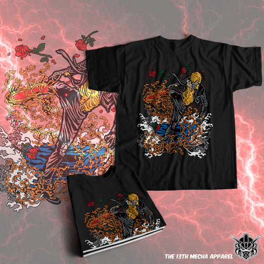 One Piece - Ripperworks Sanji 01 Premium Anime Design, High Quality DTF Print, 100% Cotton Shirt
