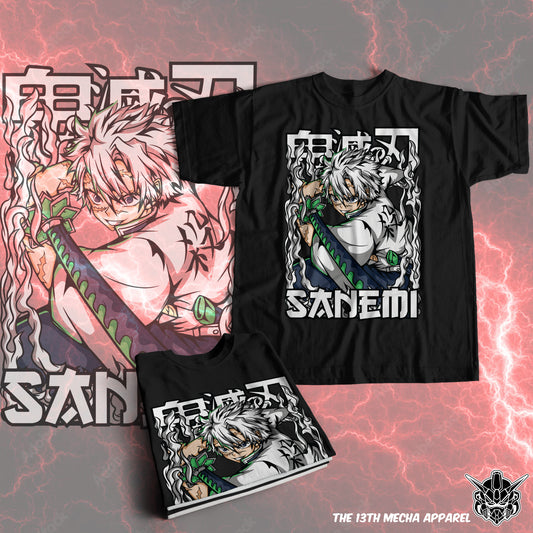 Demon Slayer - Sanemi Shinazugawa 05 Premium Anime Design, High Quality DTF Print, 100% Cotton Shirt