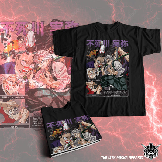 Demon Slayer - Sanemi Shinazugawa 03 Premium Anime Design, High Quality DTF Print, 100% Cotton Shirt