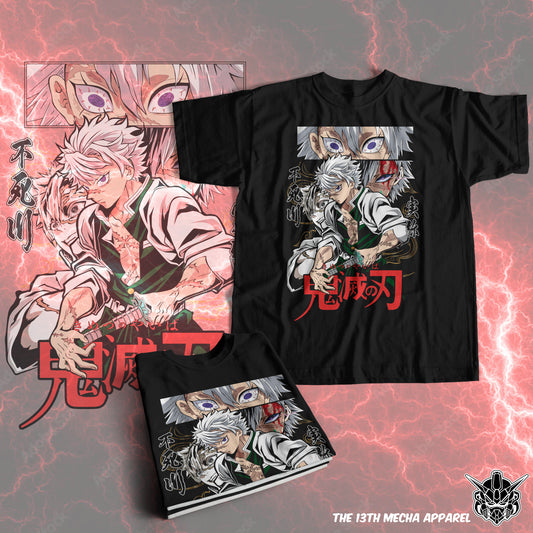 Demon Slayer - Sanemi Shinazugawa 04 Premium Anime Design, High Quality DTF Print, 100% Cotton Shirt