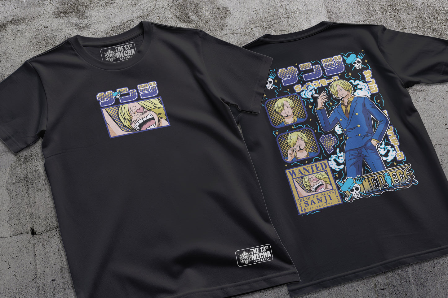 One Piece - Sanji 01 Premium Anime Design, High Quality DTF Print, 100% Cotton Shirt