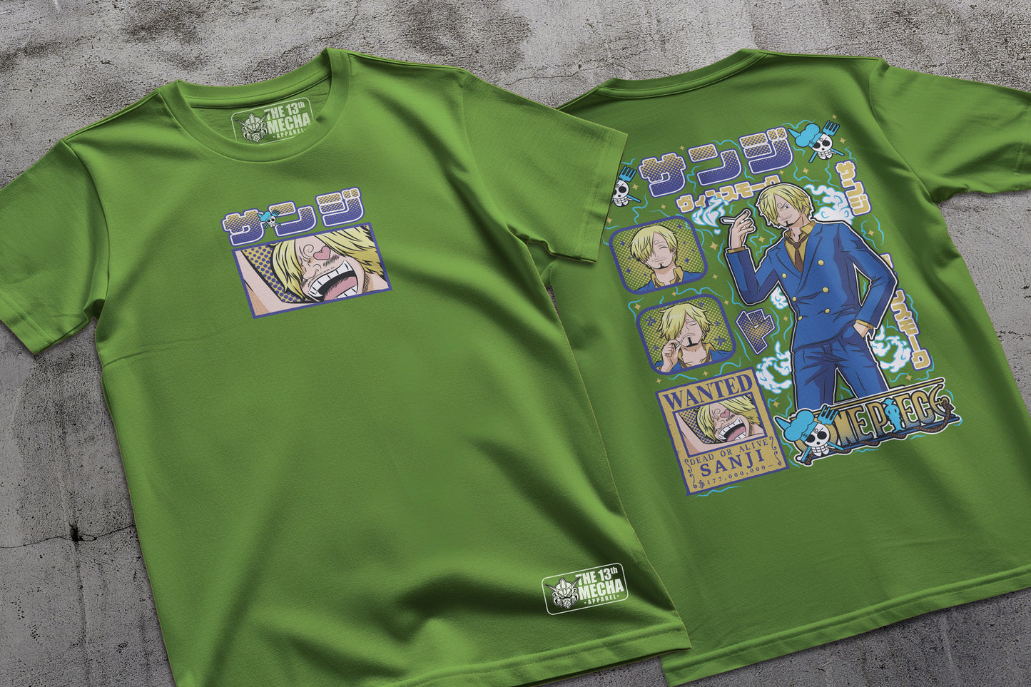 One Piece - Sanji 01 Premium Anime Design, High Quality DTF Print, 100% Cotton Shirt