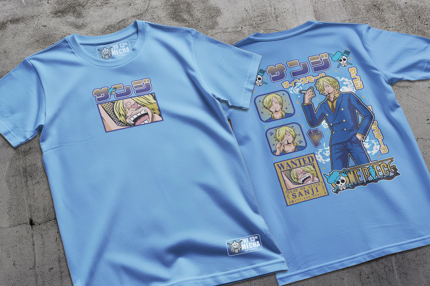 One Piece - Sanji 01 Premium Anime Design, High Quality DTF Print, 100% Cotton Shirt
