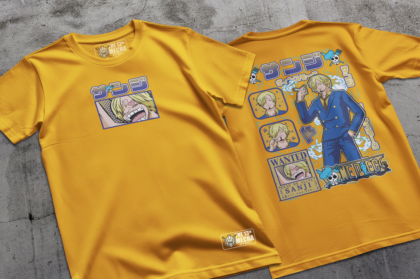 One Piece - Sanji 01 Premium Anime Design, High Quality DTF Print, 100% Cotton Shirt