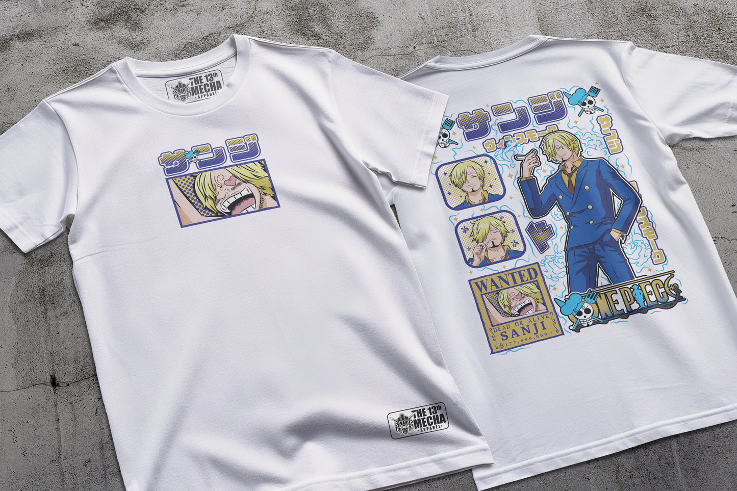 One Piece - Sanji 01 Premium Anime Design, High Quality DTF Print, 100% Cotton Shirt